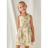MAYORAL DRESS WITH PRINTS GREEN