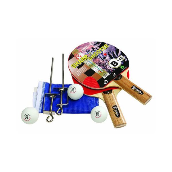 PING-PONG RACKETS SET WITH BALLS AND NET