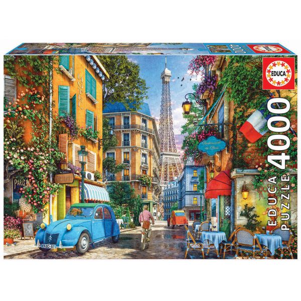 EDUCA ΠΑΖΛ 4000 τεμ. THE OLD STREETS OF PARIS
