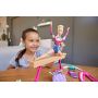 TOY CANDLE BARBIE GYMNASTICS PLAYSET WITH DOLL