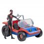 MARVEL SPIDERMAN VEHICLE SPIDER-MOBILE AND FIGURE MILES MORALES