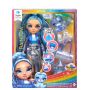 RAINBOW HIGH DOLL AND SLIME - SKYLER (BLUE) WITH SCRATHCED SCENTED CANLDE WITH BRACHELET
