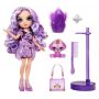 RAINBOW HIGH DOLL AND SLIME - VIOLET (PURPLE) WITH SCRATHCED SCENTED CANLDE WITH BRACHELET