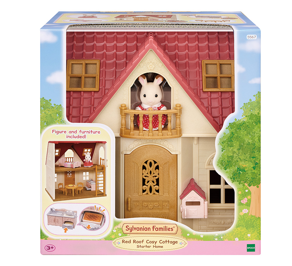THE SYLVANIAN FAMILIES RED ROOF COSY COTTAGE