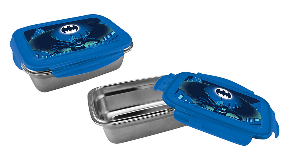 STAINLESS STEEL FOOD CONTAINER 800ml BATMAN