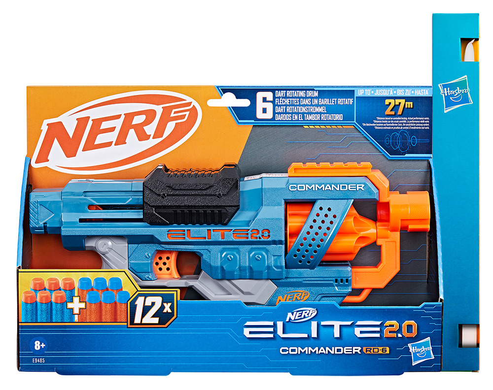 TOY CANDLE NERF ELITE 2.0 COMMANDER RC 6 4